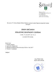 ZBOR OBČANOV KRAJEVNE SKUPNOSTI CERŠAK